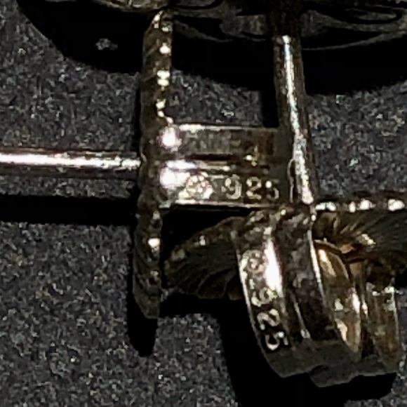 LOIS HILL Drop Dangle Sterling Silver Discs w/ Oxidized Accent & Cut Out Design - Picture 11 of 14